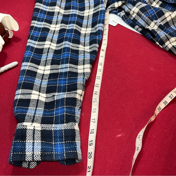ORVIS Blue PLAID HEAVY Shirt JACKET WORK WEAR Pockets Flannel Shacket BUTTON LG - Picture 8 of 13